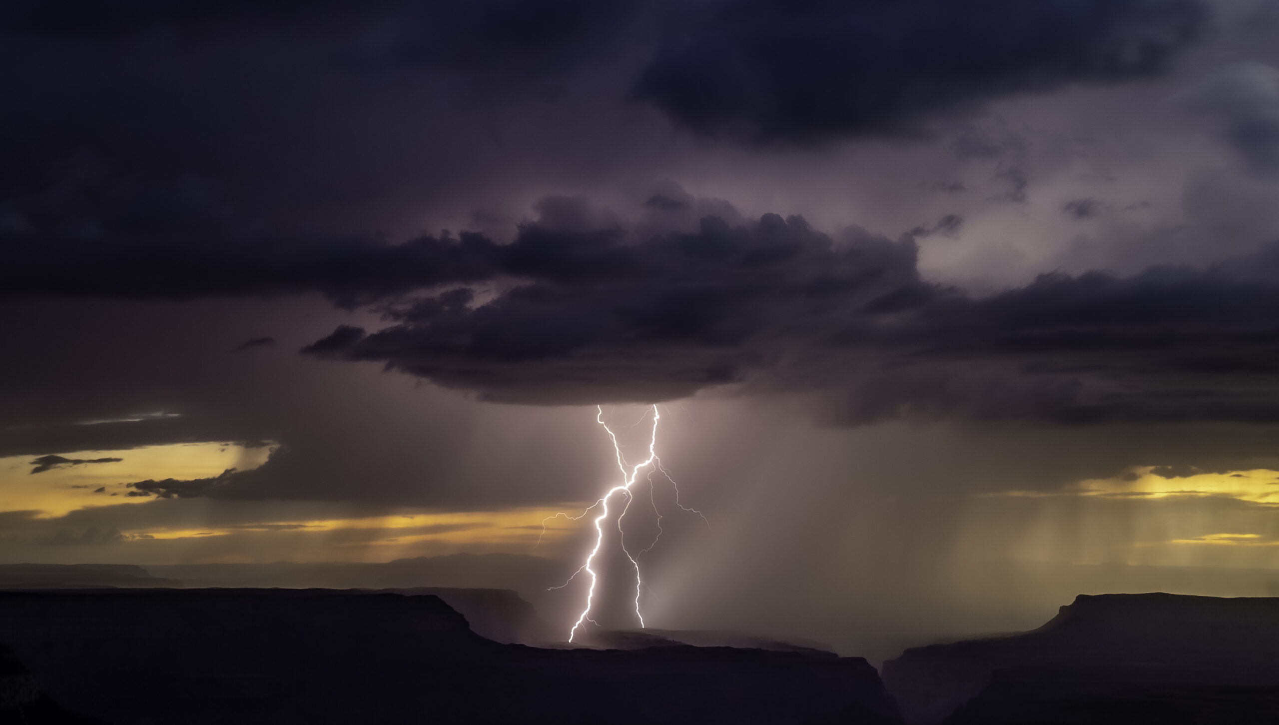 Monsoons and Sunsets at the North Rim of the Grand Canyon